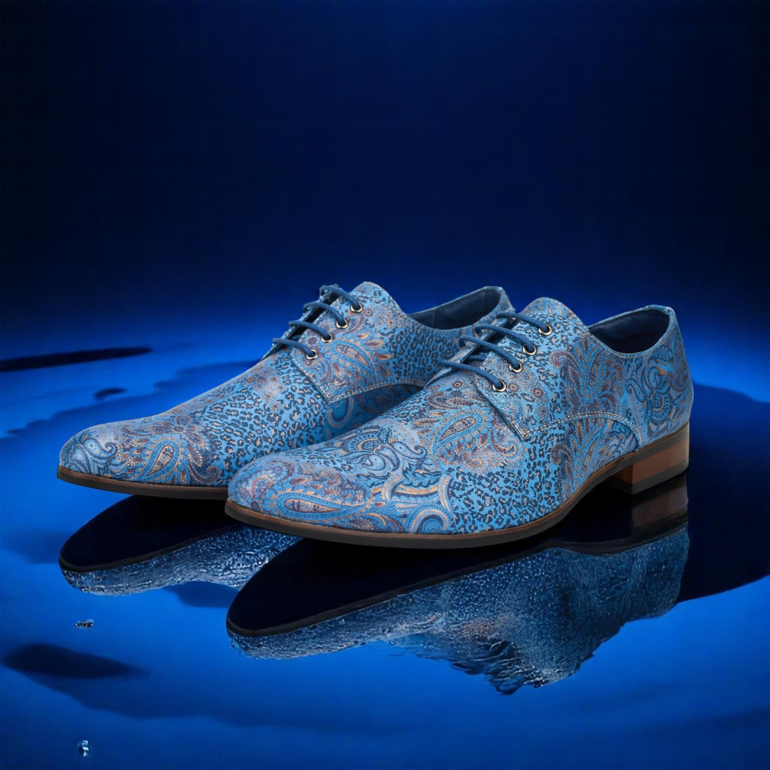 Blue Paisley Panther