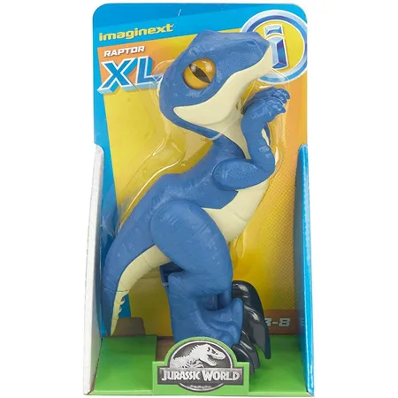 Mattel Imaginext Jurassic World XL Dino Raptor, 23 cm