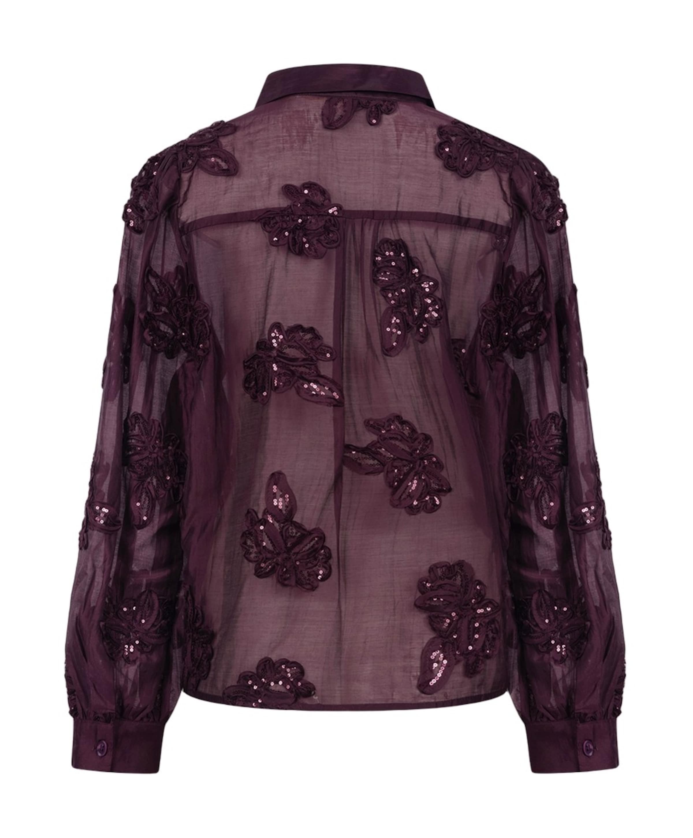 Nukus Dames blouse bordeaux