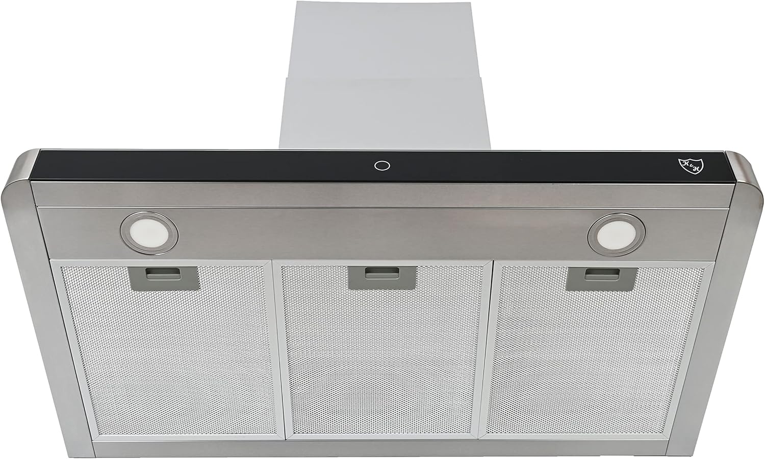 K&H Dunstabzugshaube 90cm Wandhaube [UMLUFT & ABLUFT] - Abzughaube Metall Fettfilter - Dunstabzug LED Beleuchtung - Cooker Hood 9 Leistungsstufen - TSB-90-600 m³/h - Energieklasse A++ (Edelstahl)