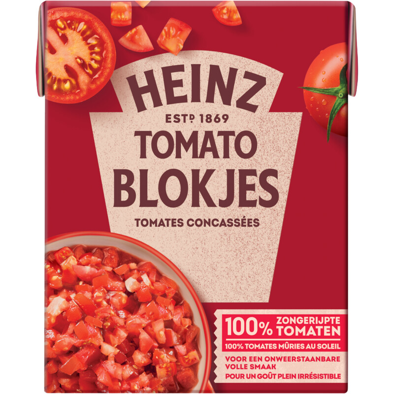Heinz Tomaten blokjes naturel
