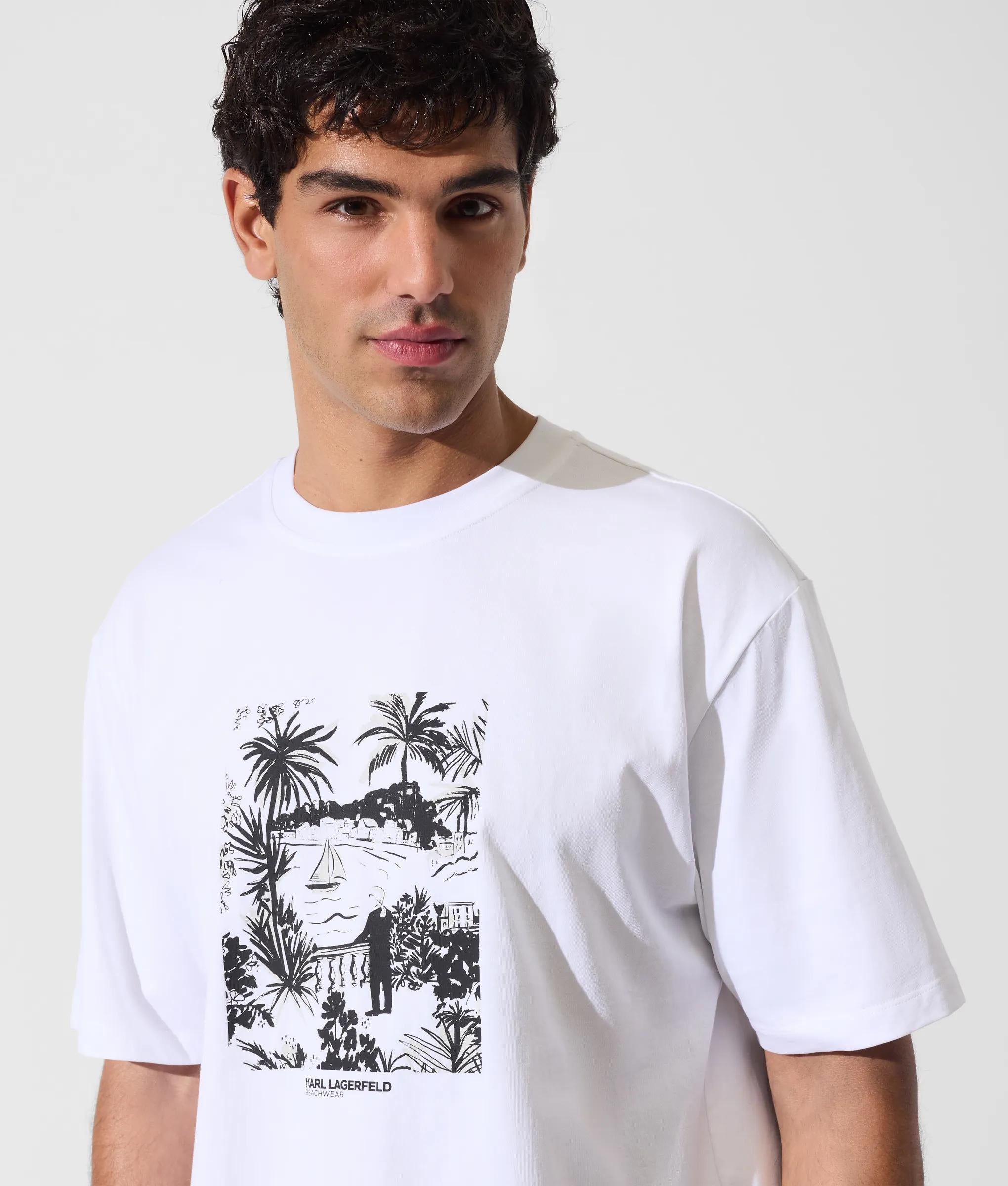 Villa de Vigie strand t-shirt