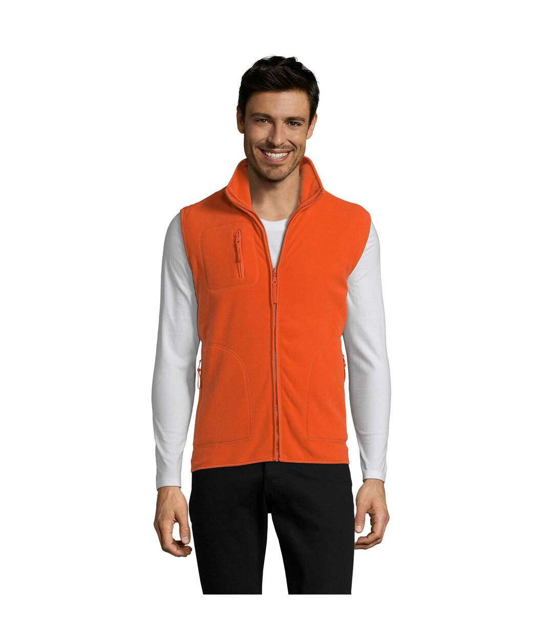 SOLS - Polaire sans manches NORWAY - Homme (Orange) - UTPC346