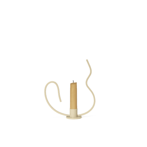 ferm LIVING Valse Lysestage, Cashmere