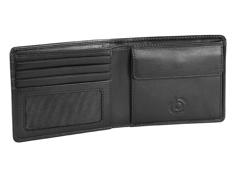 Bugatti Portemonnaie Primo Scheintasche Schwarz Edle Brief-, Scheintasche für Herren