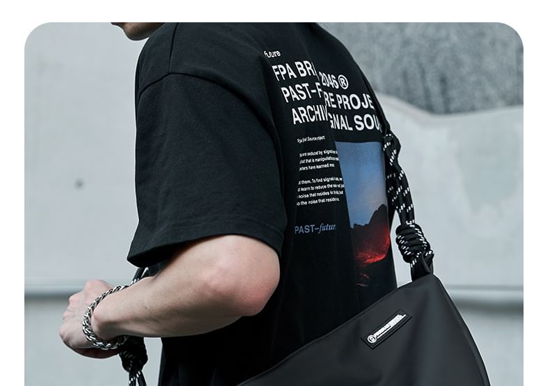 Wavecho - Crossbodytas met appliquékoord