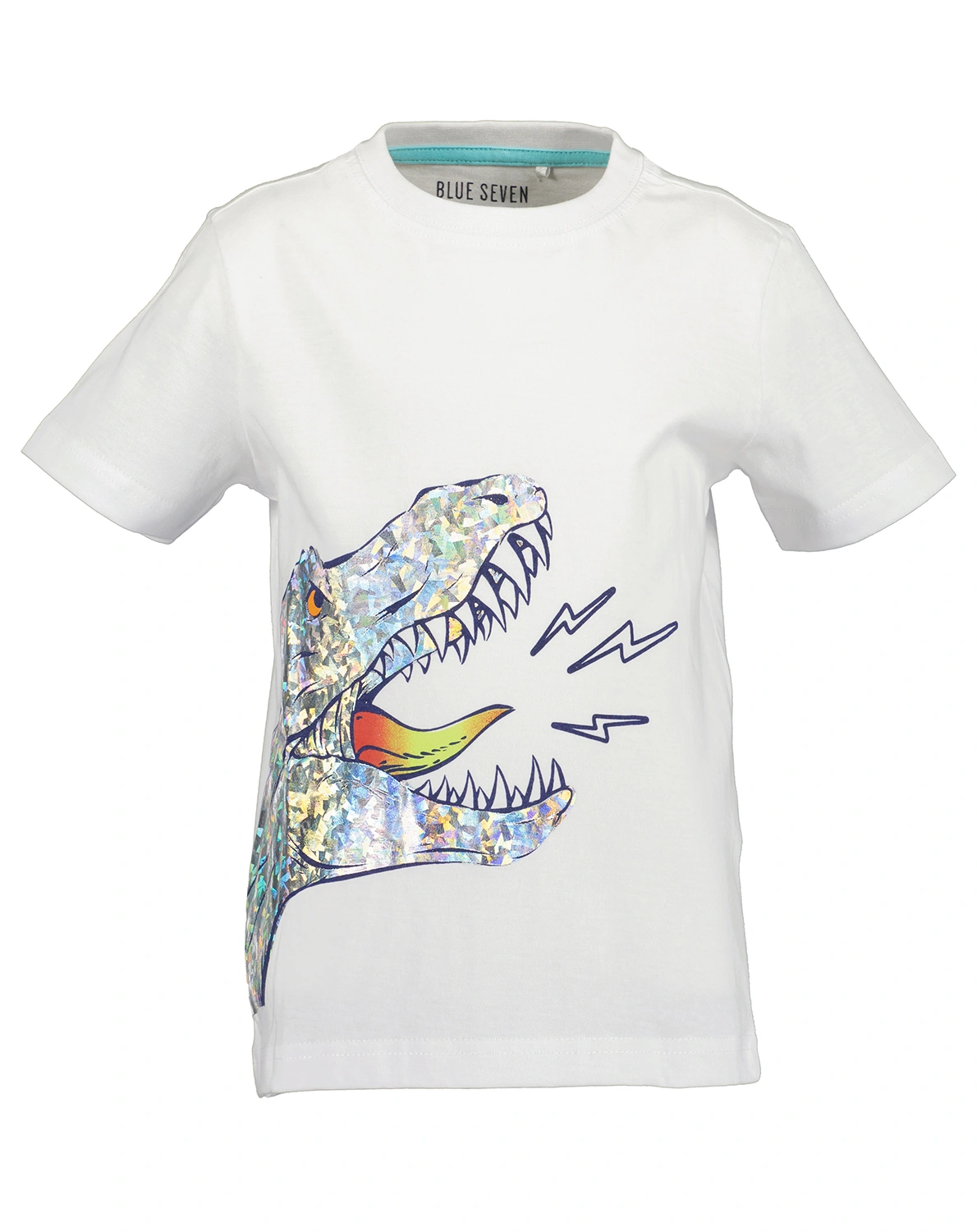 T-Shirt SHIMMERING T-REX in weiß