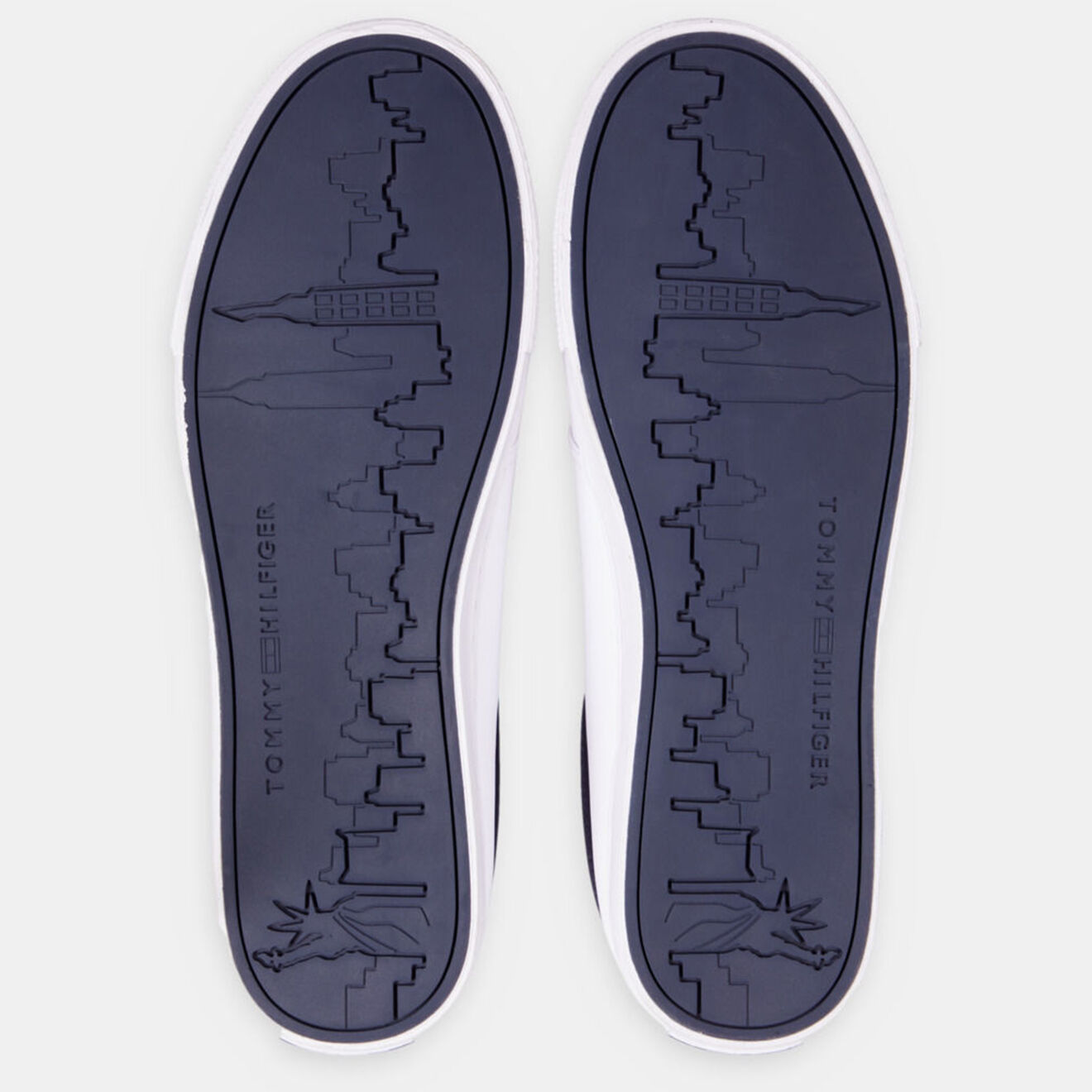 Tommy Hilfiger Baskets en Cuir Iconic Vulc blanches