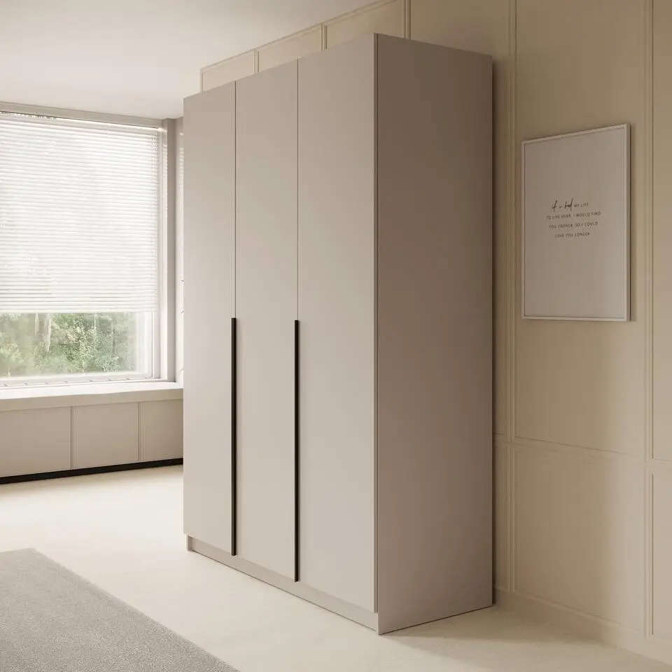 Meubella - Kledingkast Sabre - Beige - 150 cm
