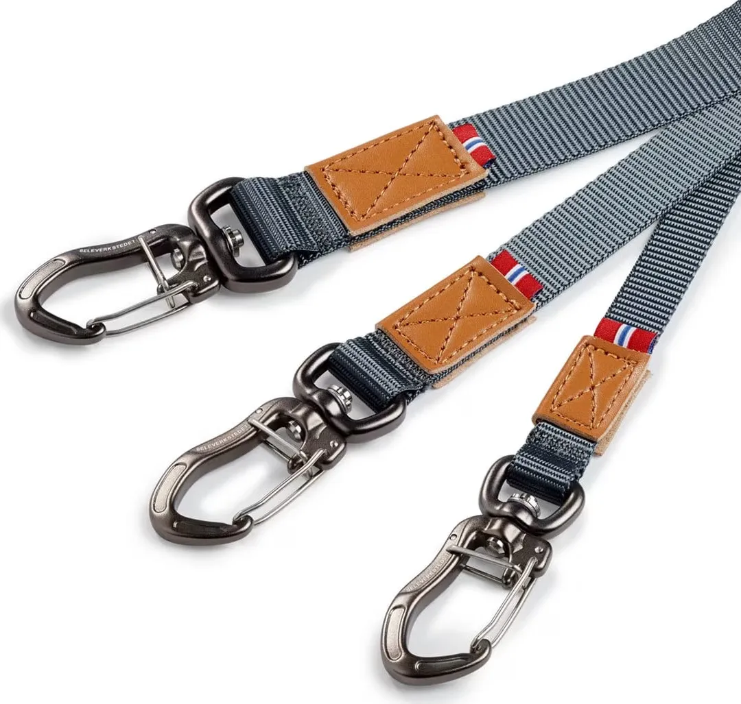Seleverkstedet Seleverkstedet Link Dog lead 25mm Grå/brun