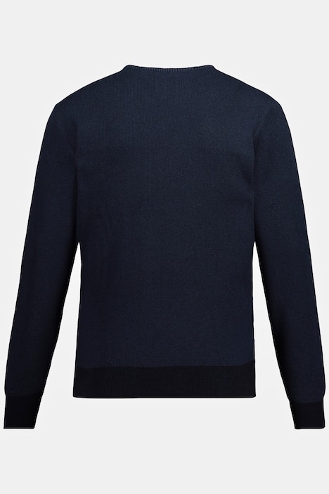 JP 1880 Pullover, CashmereTouch-Feinstrick, V-Ausschnitt, bis 8 XL