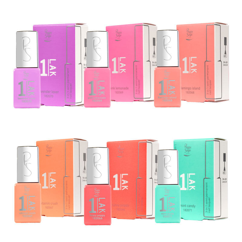 1-LAK vernis semi-permanent 3 en 1 Angel White