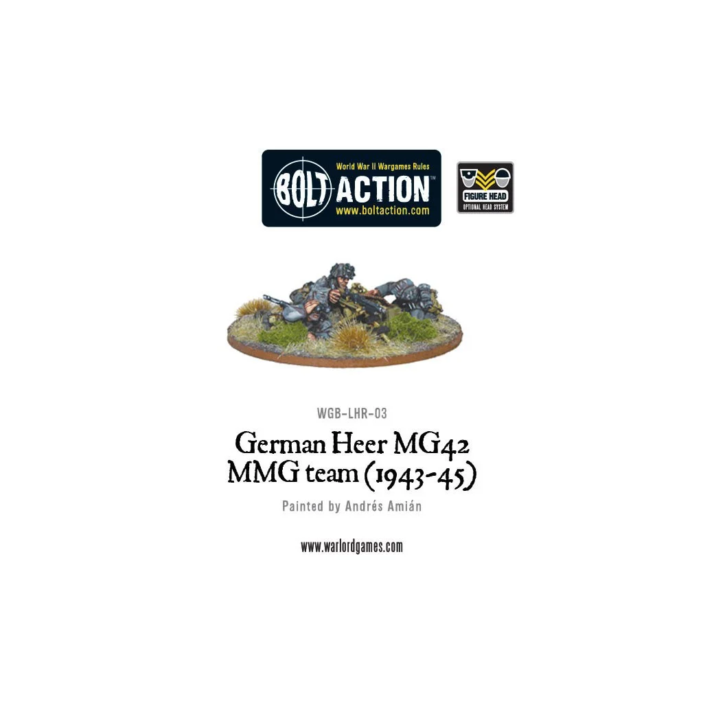 Bolt Action - German - German Heer MG42 HMG Team (1943-45)