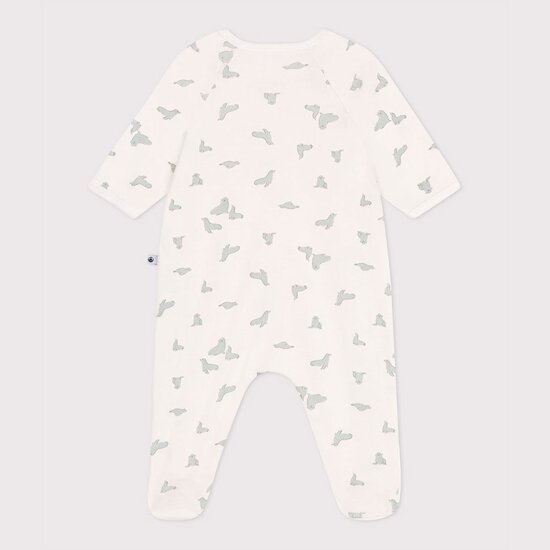 Pyjama bébé en coton phoques   de               Petit Bateau