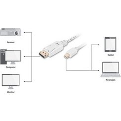 Câble de connexion DisplayPort - Mini DisplayPort,