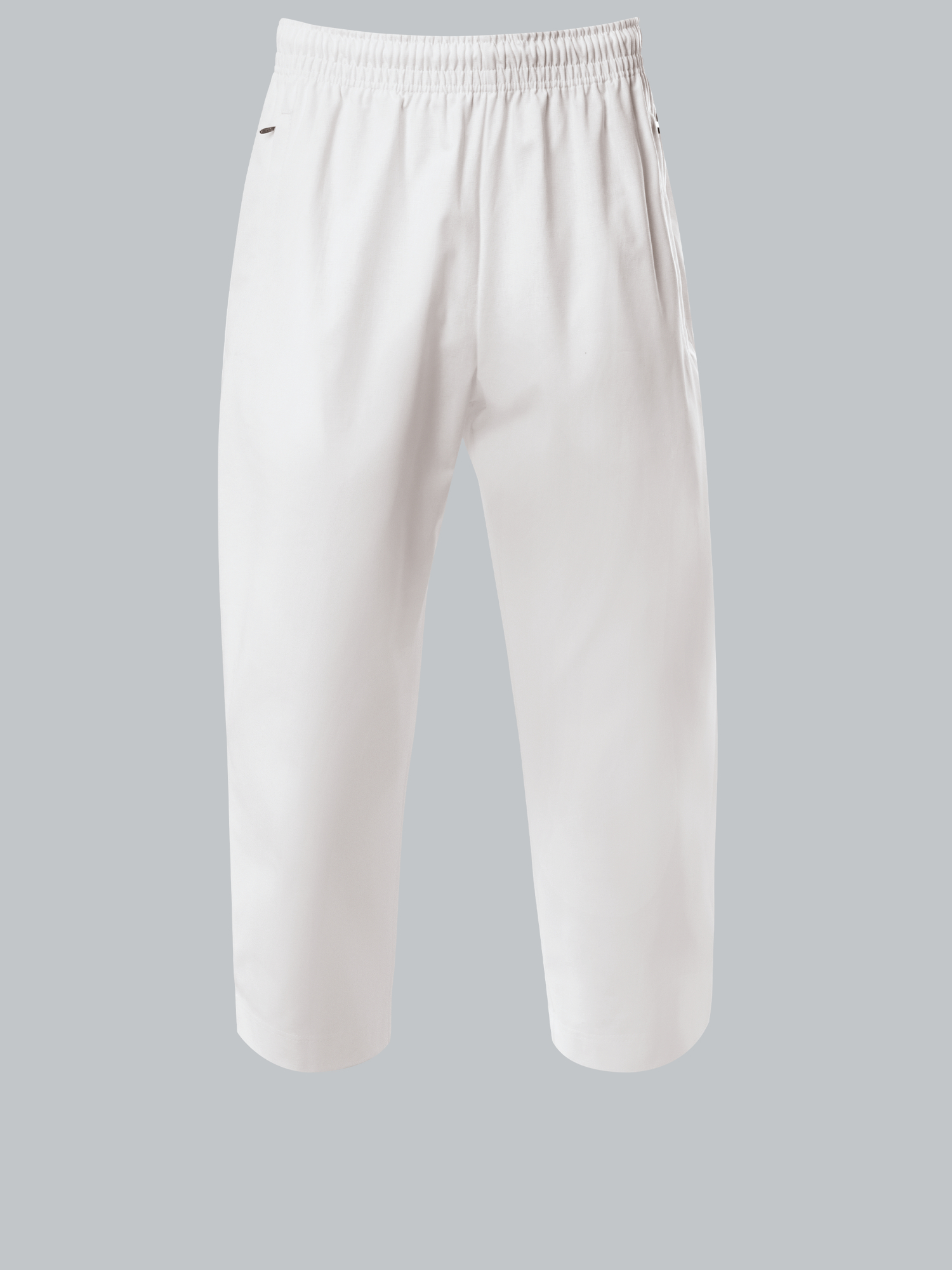 3/4 Freizeithose aus Baumwolle Weiss