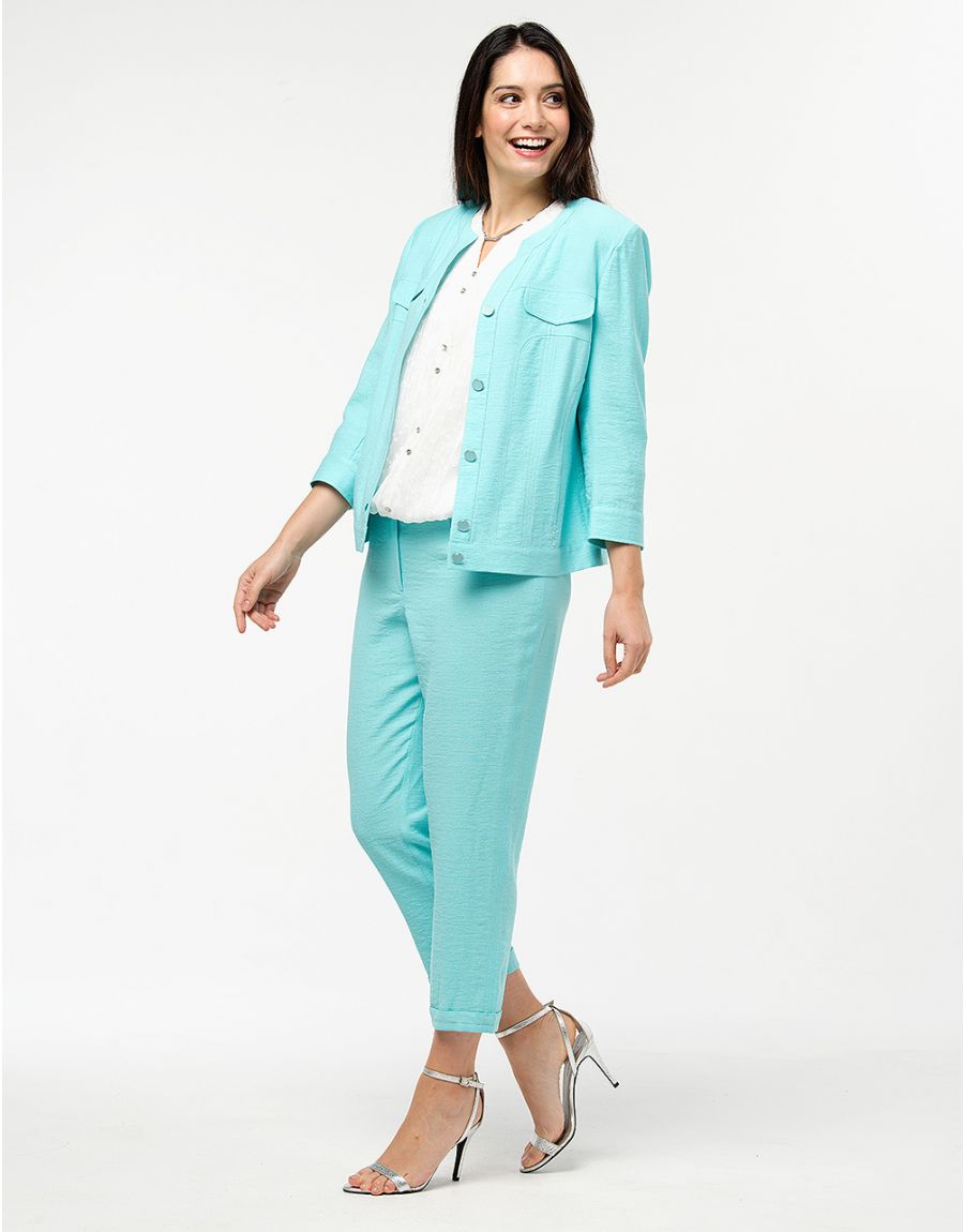 Blouse écrue plumetis