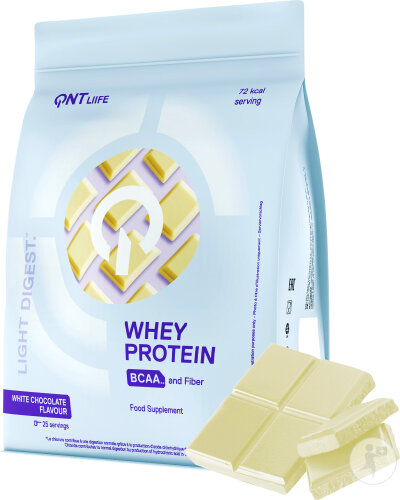 QNT Purity Light Digest Whey Protein Chocolat Blanc 500g
