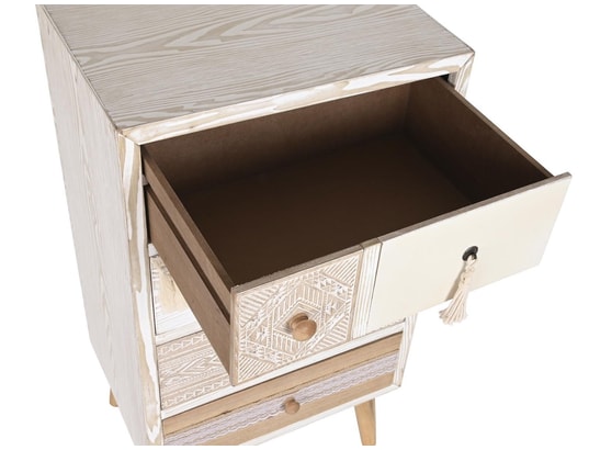 PEGANE - Chiffonnier, meuble de rangement en bois de sapin