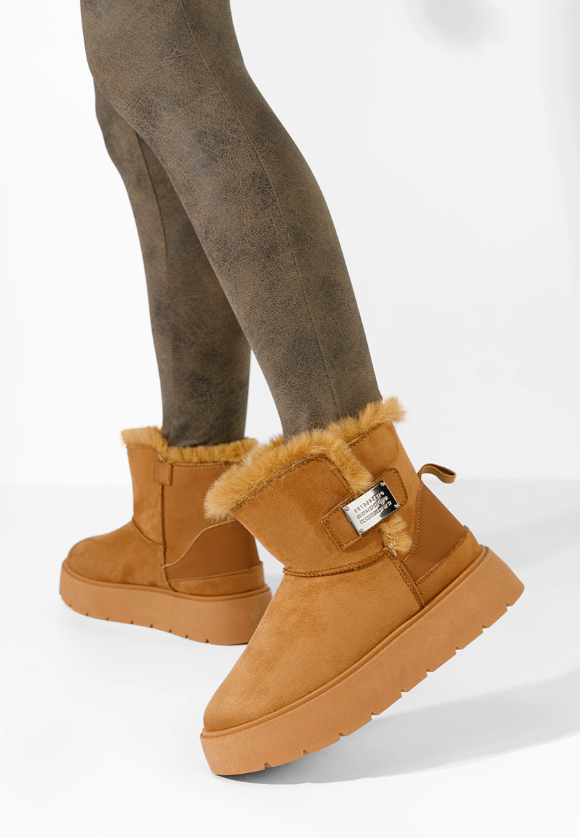 Bottes de neige femme chameau Natosha
