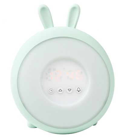 Rabbit & Friends Wecker m. Licht - 20x15x6 cm - Wake - Grün