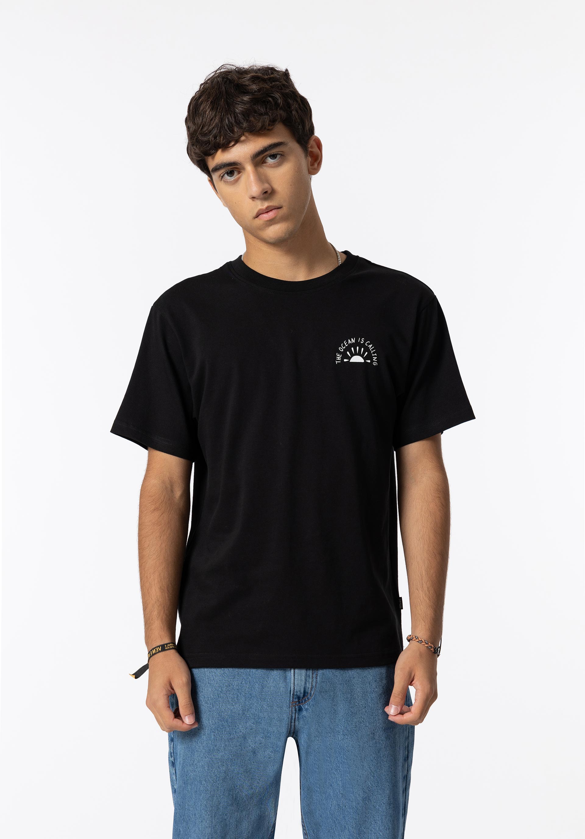 T-shirt com Estampado nas Costas