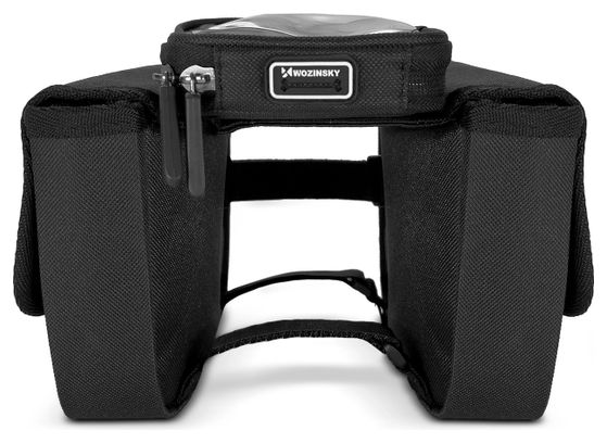 Sacoche de vélo  étui étanche pour téléphone 1 5L noir