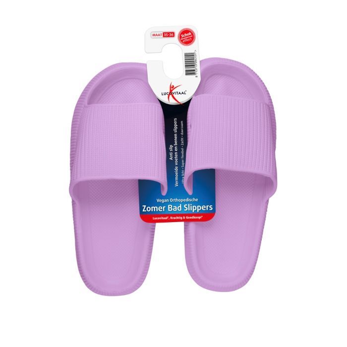 Lucovitaal Badslipper Orthopedisch 39-40 Roze 1 Paar
