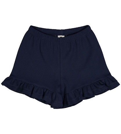 M?Slå Shorts - Waffle Frill - Night Blue