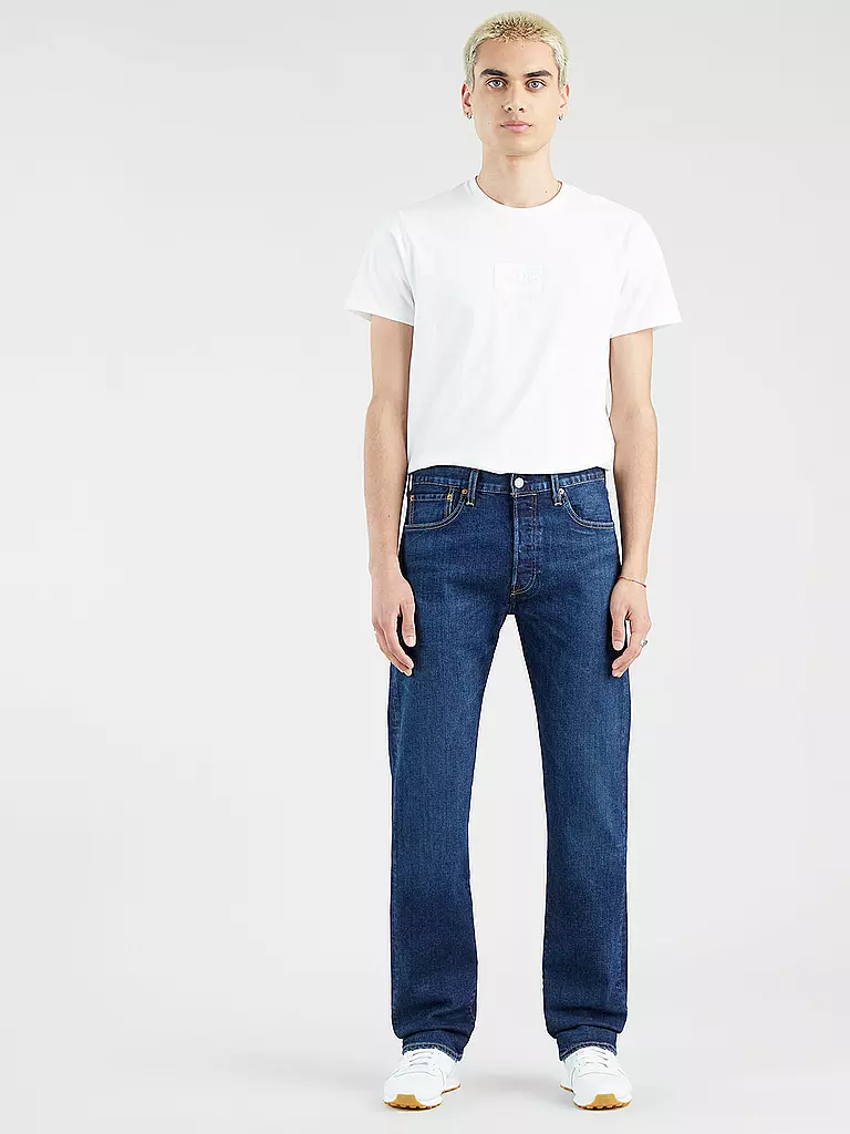 LEVI'S® Jeans Straight Fit 501® Levi's® Original dunkelblau