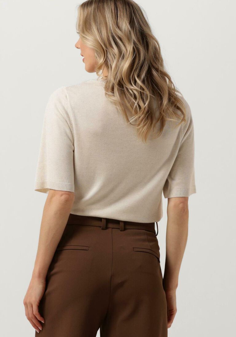 VANILIA beige vanilia trui linen knit