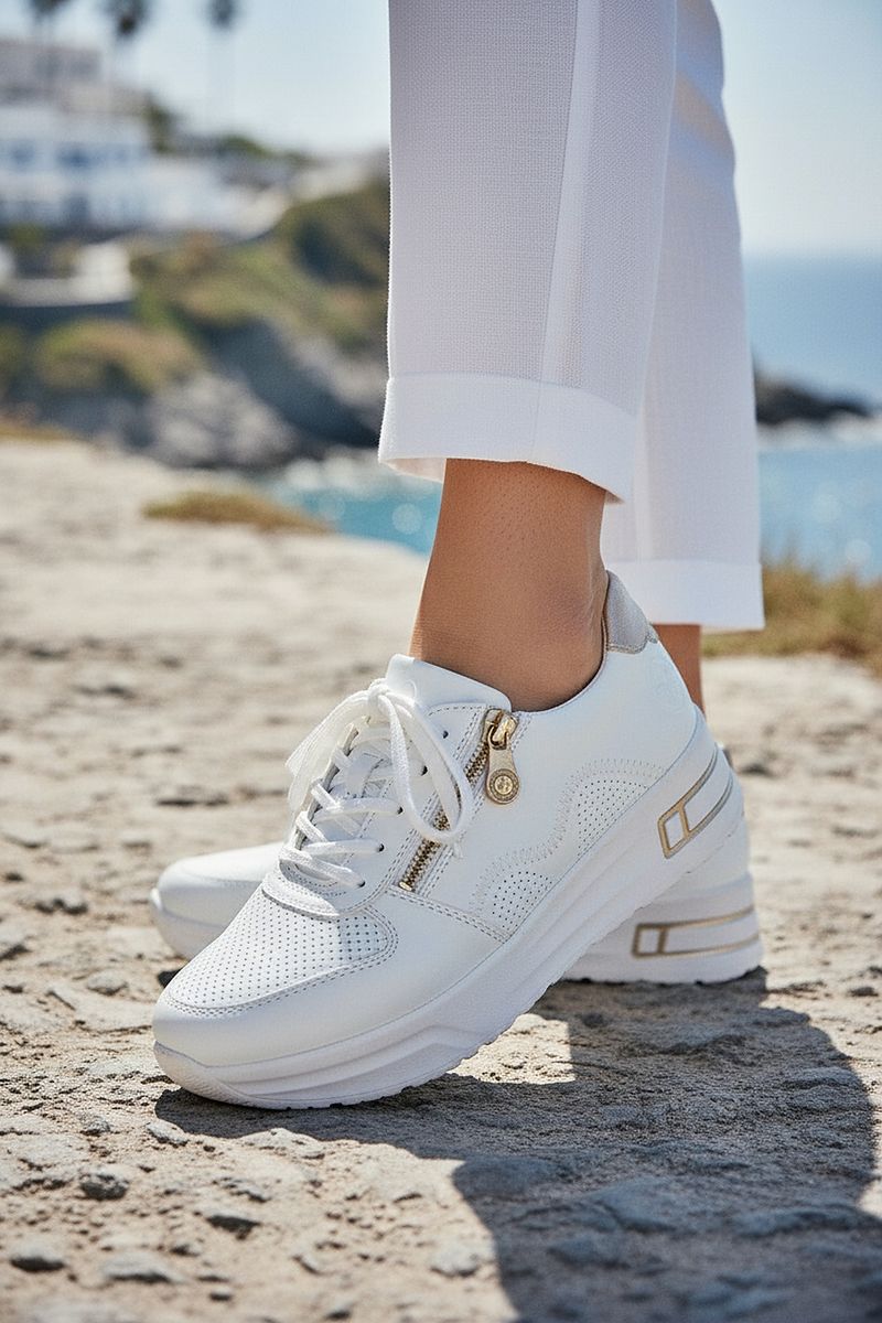 Rieker Sneakers Wit Dames