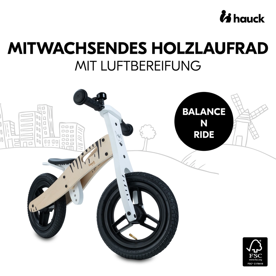 hauck Laufrad Balance N Ride Zebra