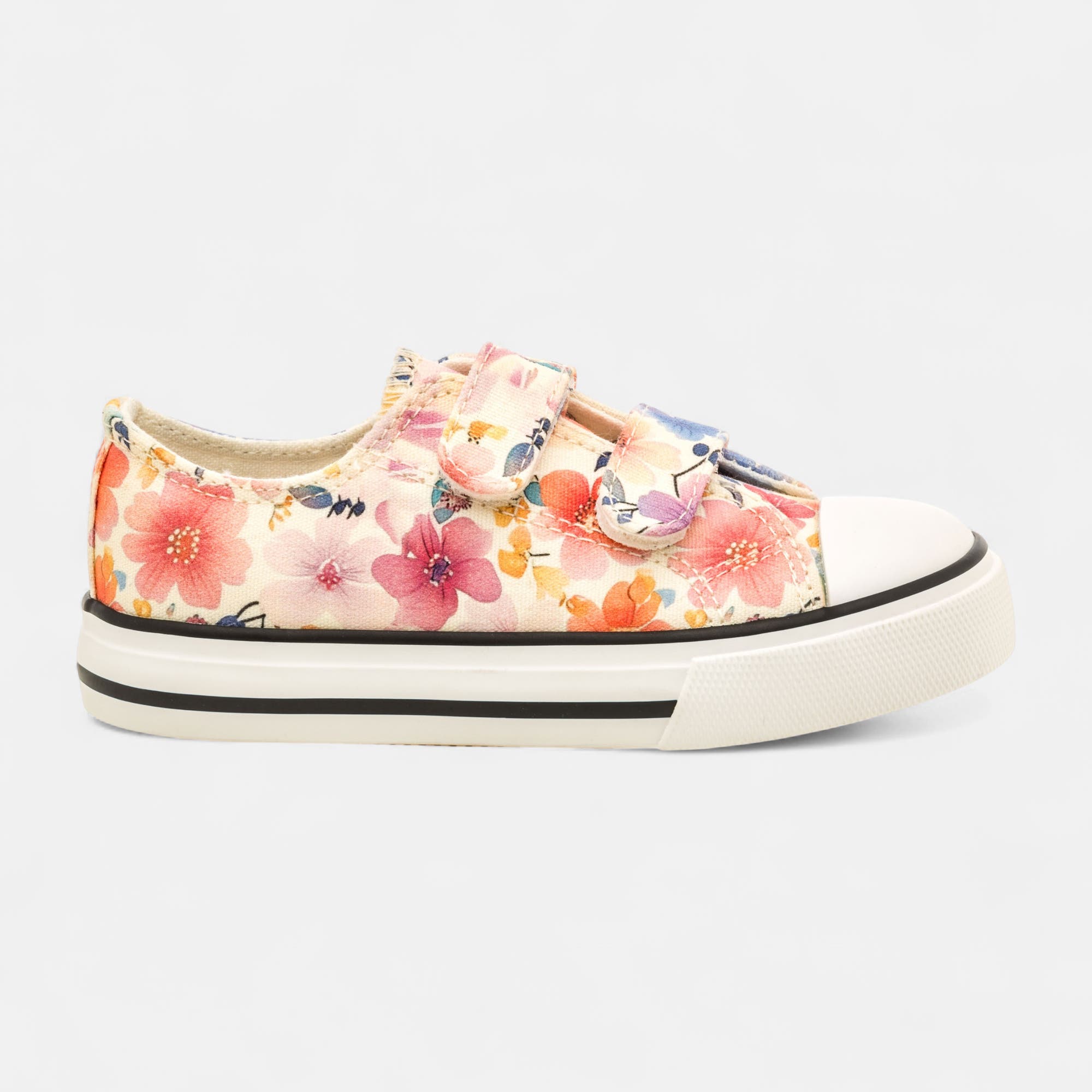 Baskets en toile Fille multicolore
