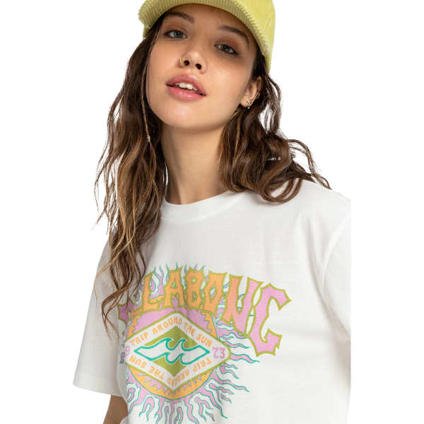 T-shirt BILLABONG AROUND THE SUN W SALT CRYSTAL
