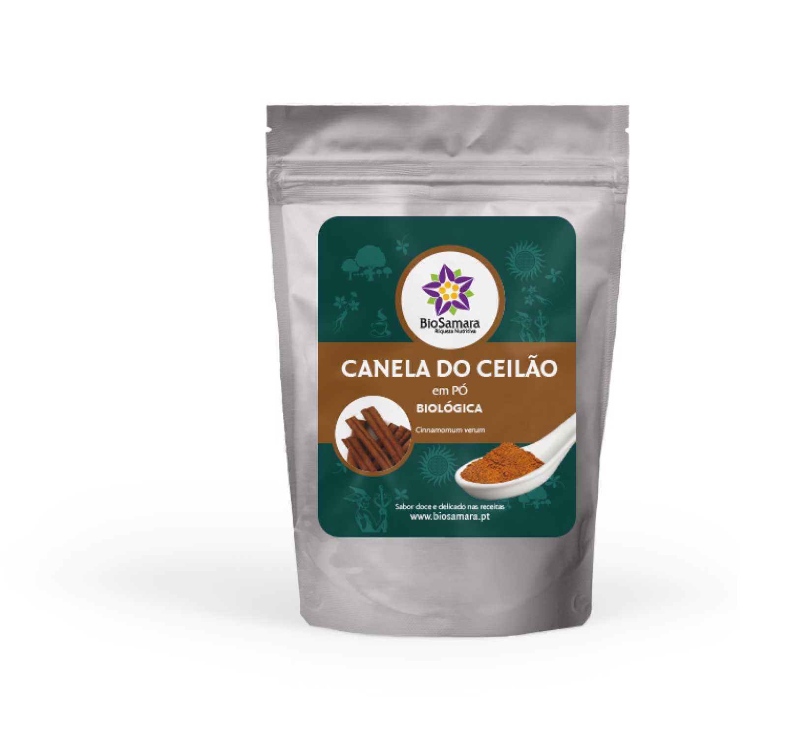 Canela em pó do Ceilão Biosamara 250g