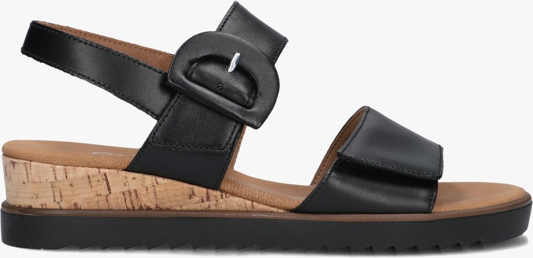GABOR zwarte gabor sandalen 752