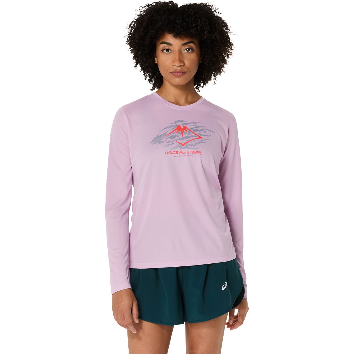 ASICS Fujitrail Logo Langærmet Løbe T-shirt Dame