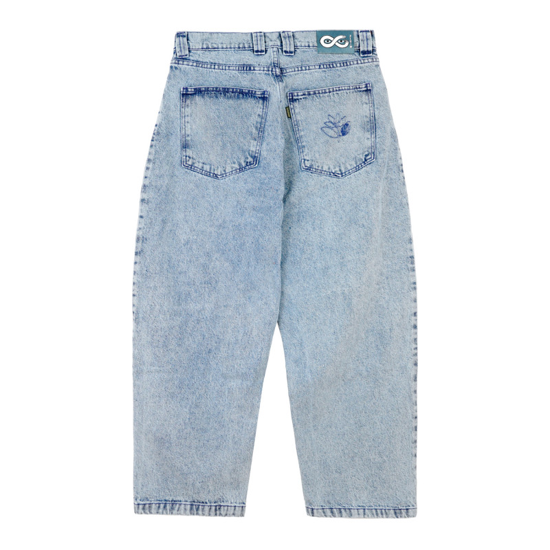 PANTALON OG STITCH - DENIM LAVÉ