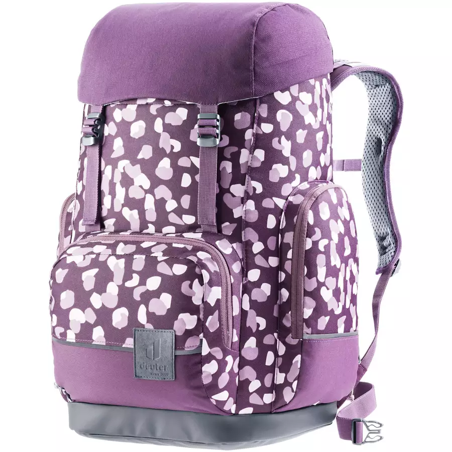 Deuter School Scula - Schulrucksack 49 cm plum dots