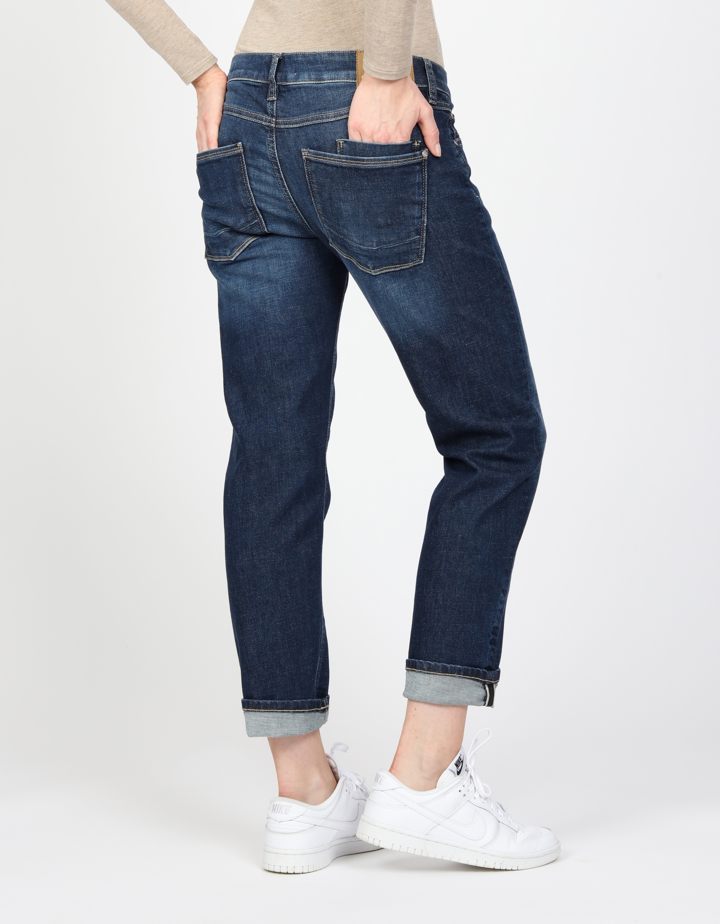 GANG Boyfriend-Jeans »94NADIA« 5-Pocket Style mit Reissverschluss und Knopf