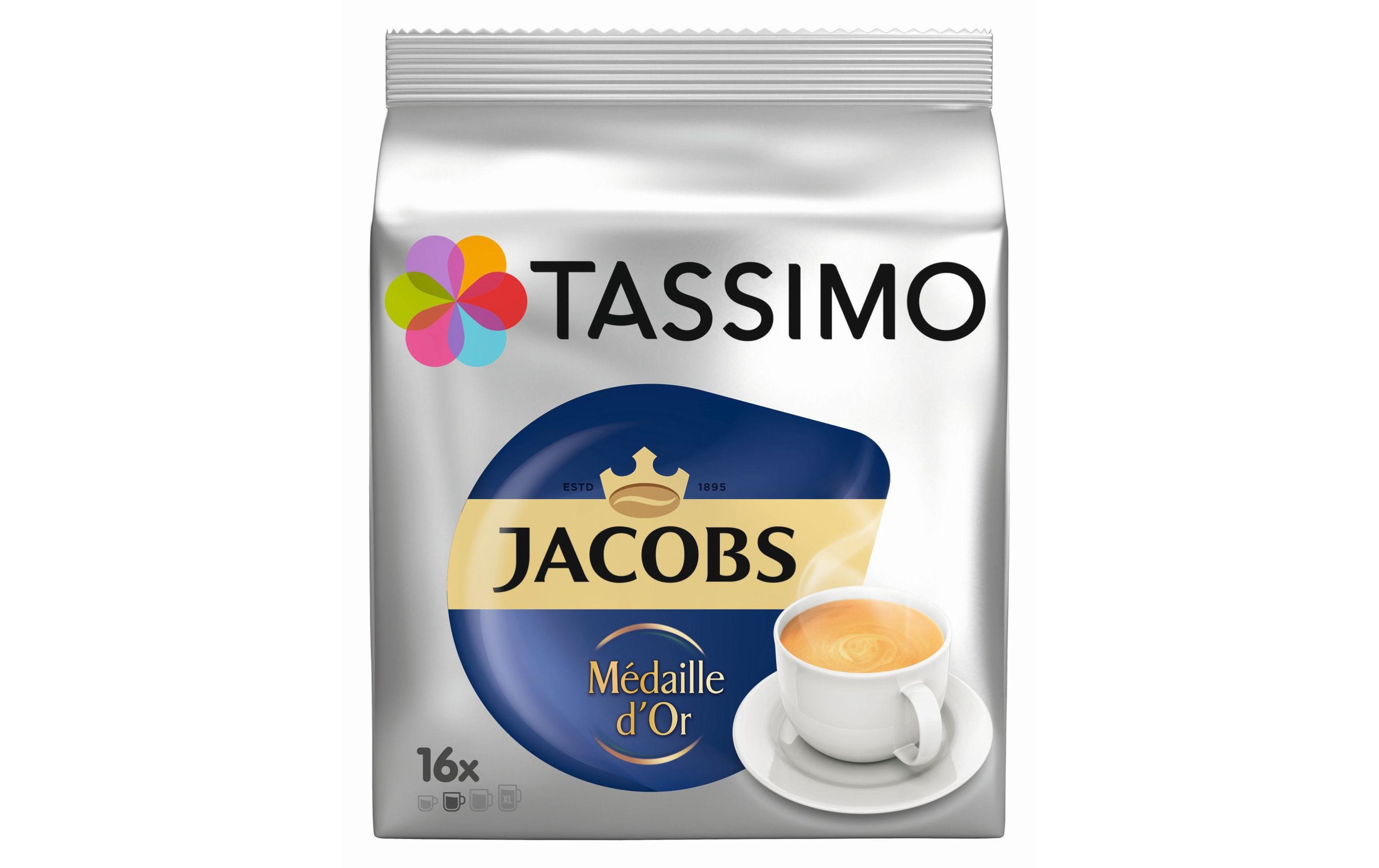 Kaffeekapseln T DISC Jacobs Médaille d'Or 16 PortionenKaffee aus Arabica-Bohnen T Discs