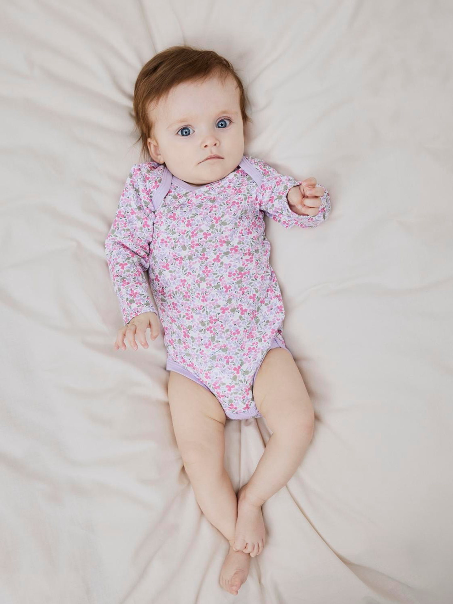 Body 3 Pack Long Sleeve Lilac Petit Flower