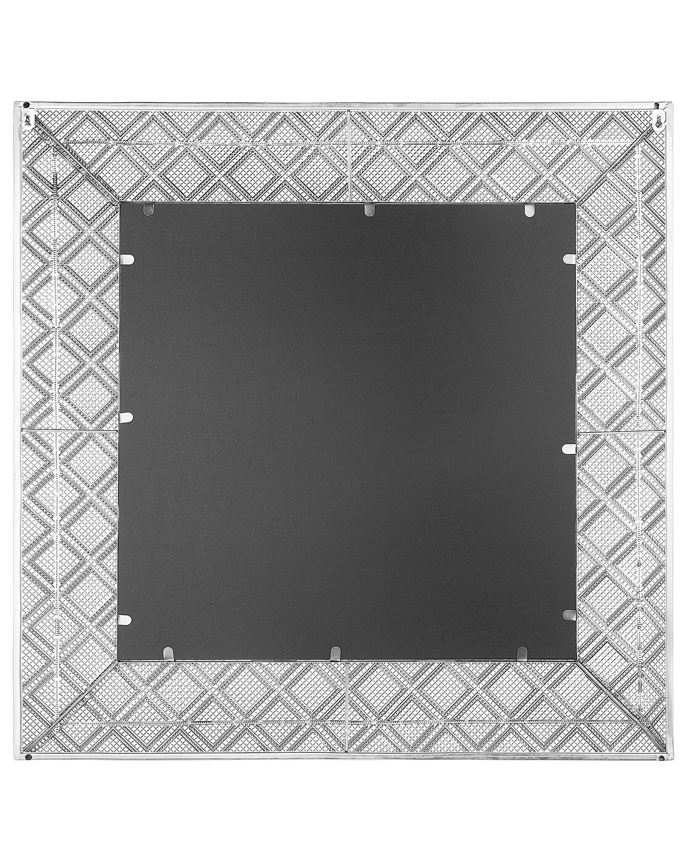 Wandspiegel EVETTES 80 cm 80 cm Metaal Zilver