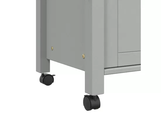 Chariot de cuisine MONZA 84x40x90 cm bois massif de pin