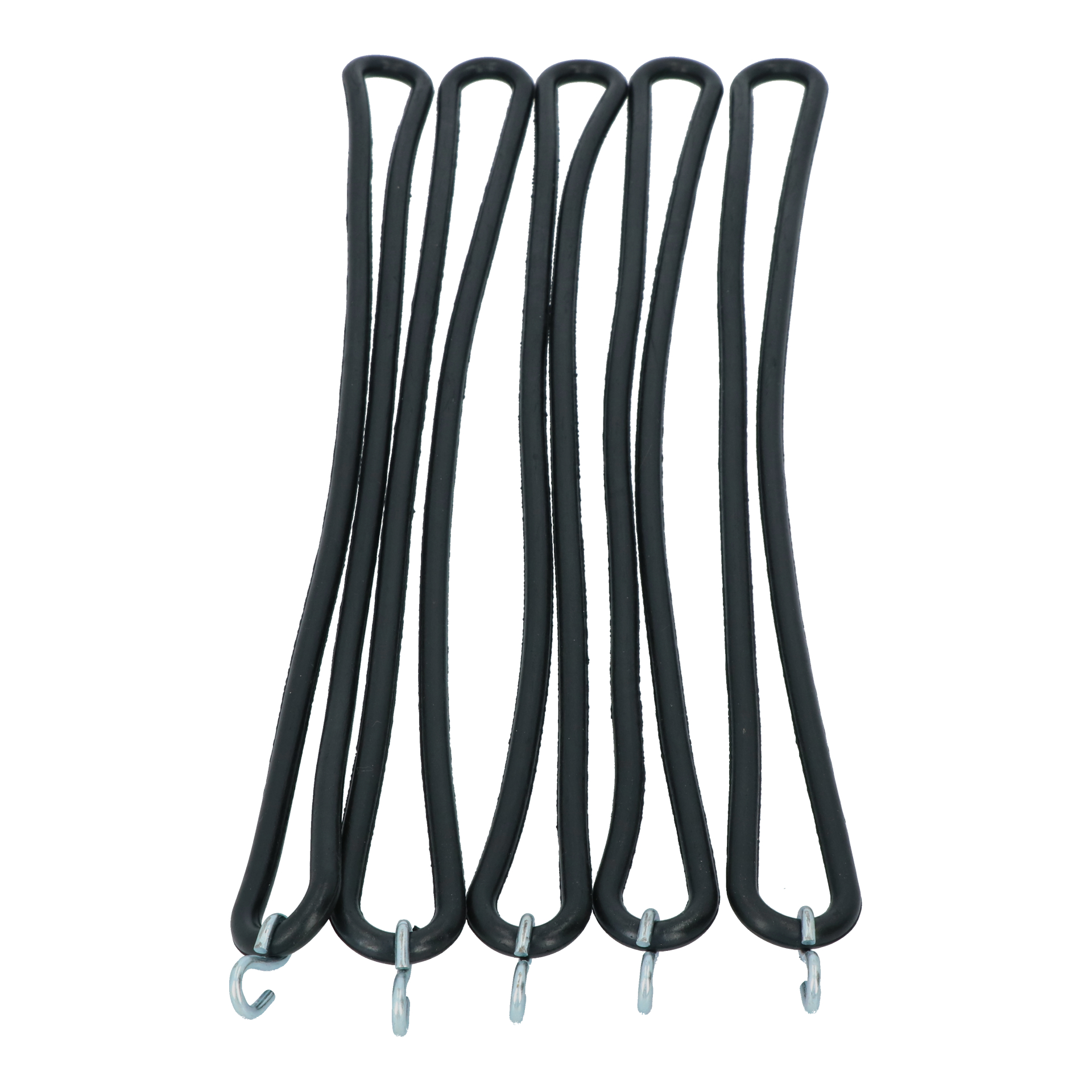 Carpoint 40 cm aanhangernet bevestigingsrubbers - Set van 5