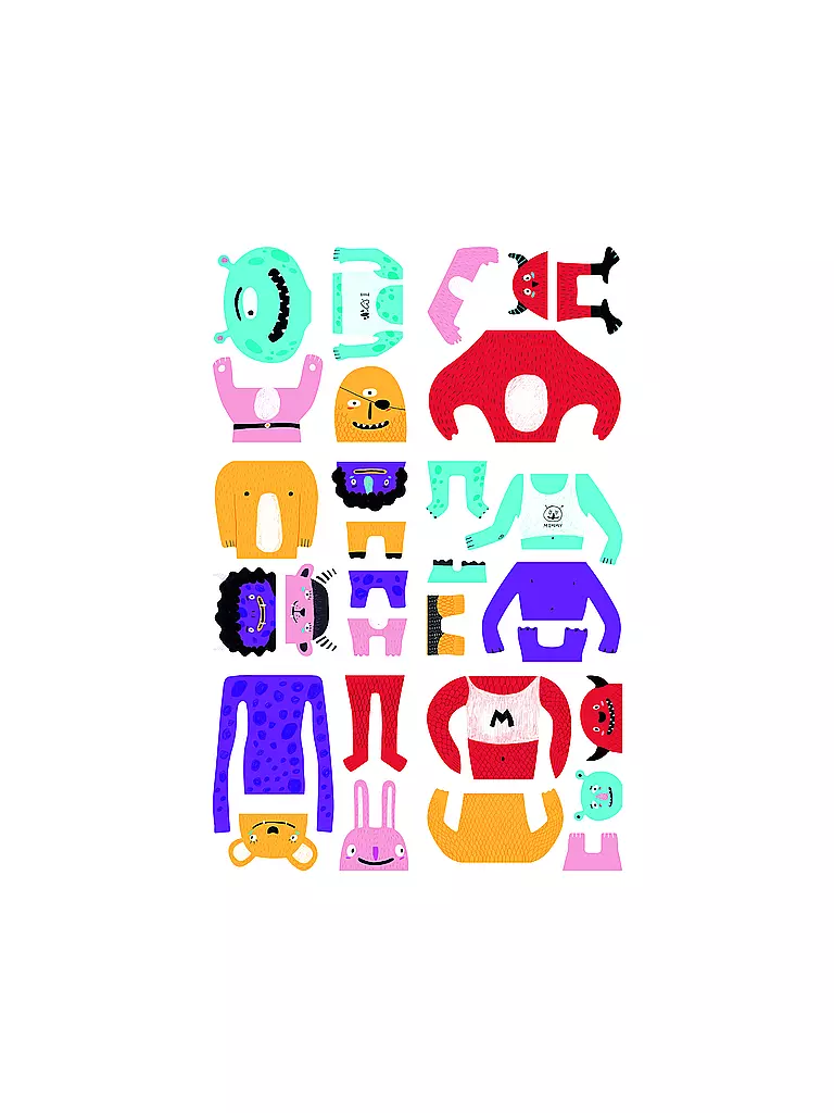 LONDJI Kartenspiel MY MONSTERS bunt