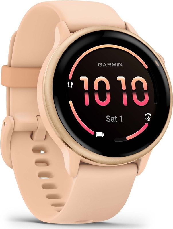 Garmin Vivoactive 6 - Smartwatch - Sporthorloge- Health - Fitness - 42 mm - Roze (Pink Dawn)