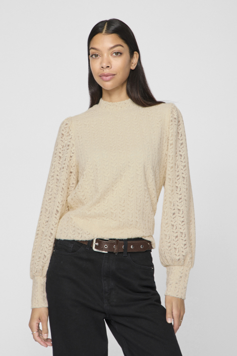 Vila beige dames t-shirt