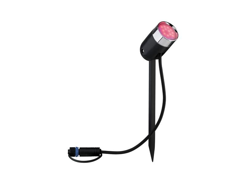 Paulmann Gartenleuchte Plug & Shine Pike 40° RGBW Basis, Zi Starterset für das steuerbare Plug & Shine System